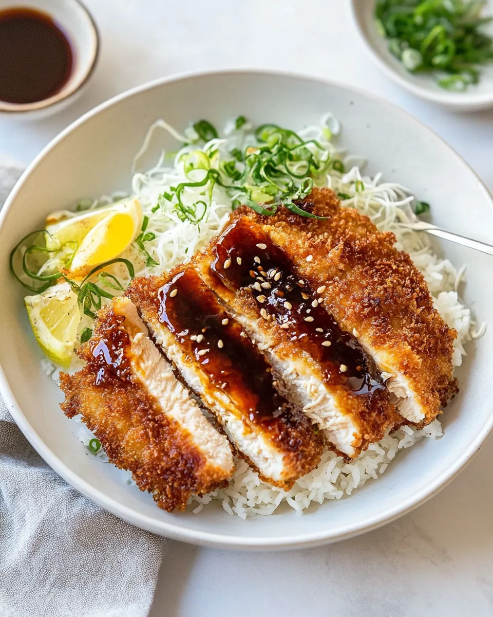 Delicious Chicken Katsu shot