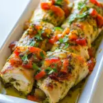 Homemade Chicken Pesto Roll Ups photo