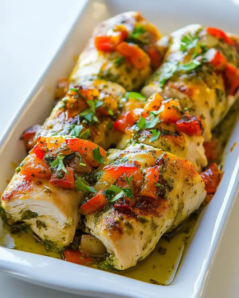 Homemade Chicken Pesto Roll Ups photo