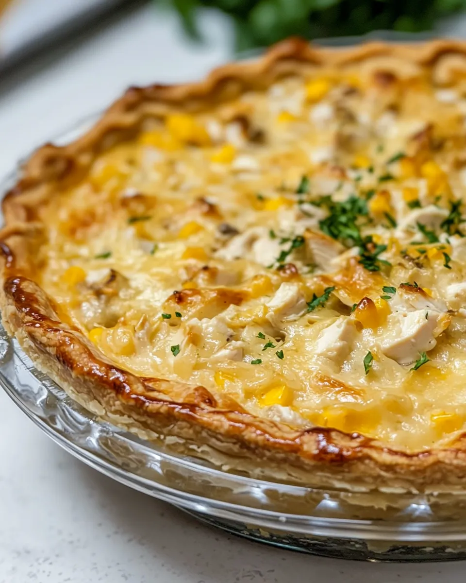 Easy Chicken Salad Pie (Baked) recipe photo