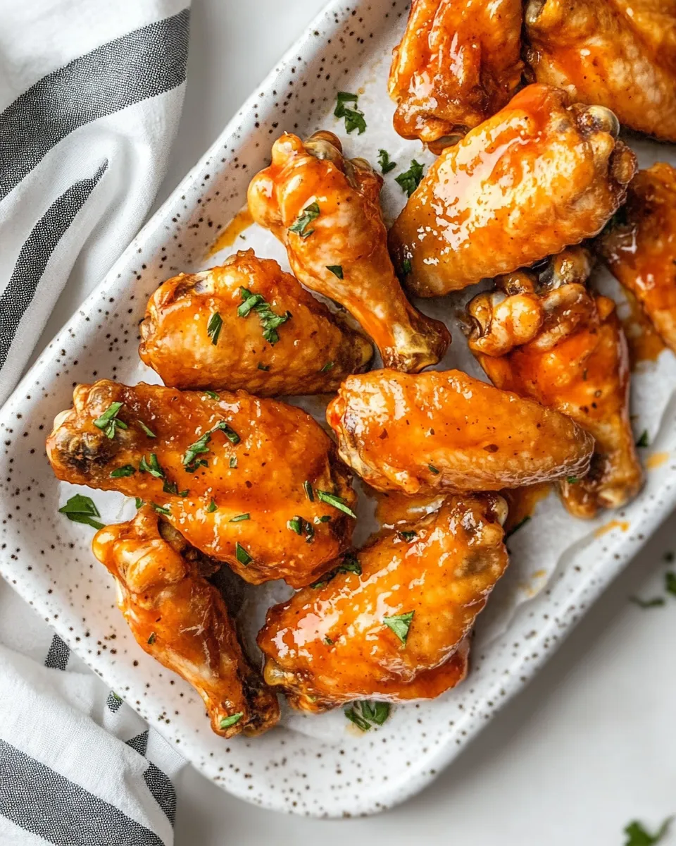 Delicious Chicken Wings shot