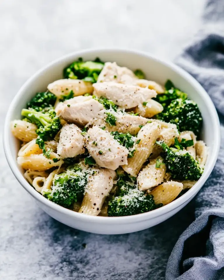Homemade Chicken and Broccoli Pasta photo