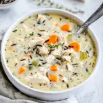 Homemade Chicken and Wild Rice Soup recipe photo