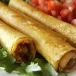 Homemade Chickpea & Tomato Flautas photo