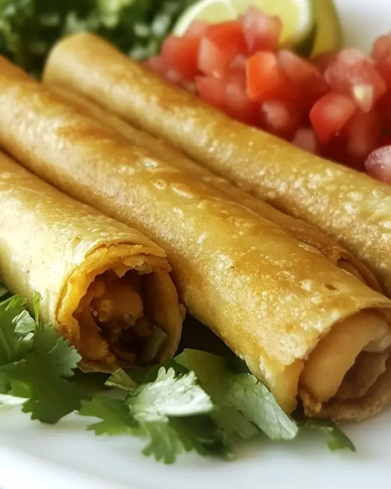 Homemade Chickpea & Tomato Flautas photo