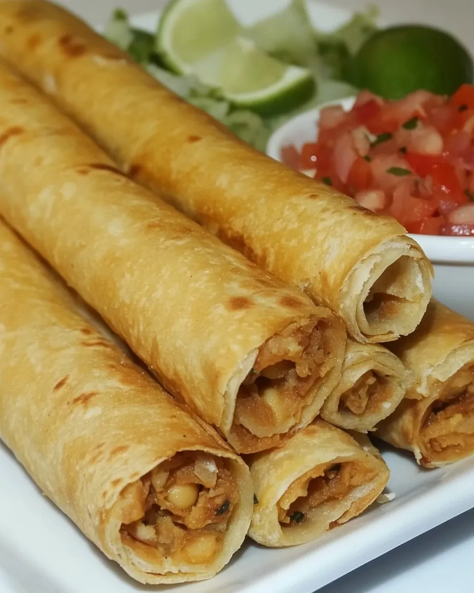 Best Chickpea & Tomato Flautas shot