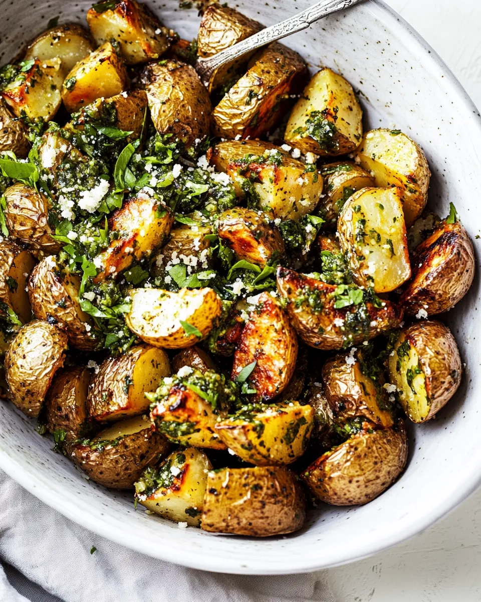 Easy Chimichurri Roasted Potatoes recipe photo