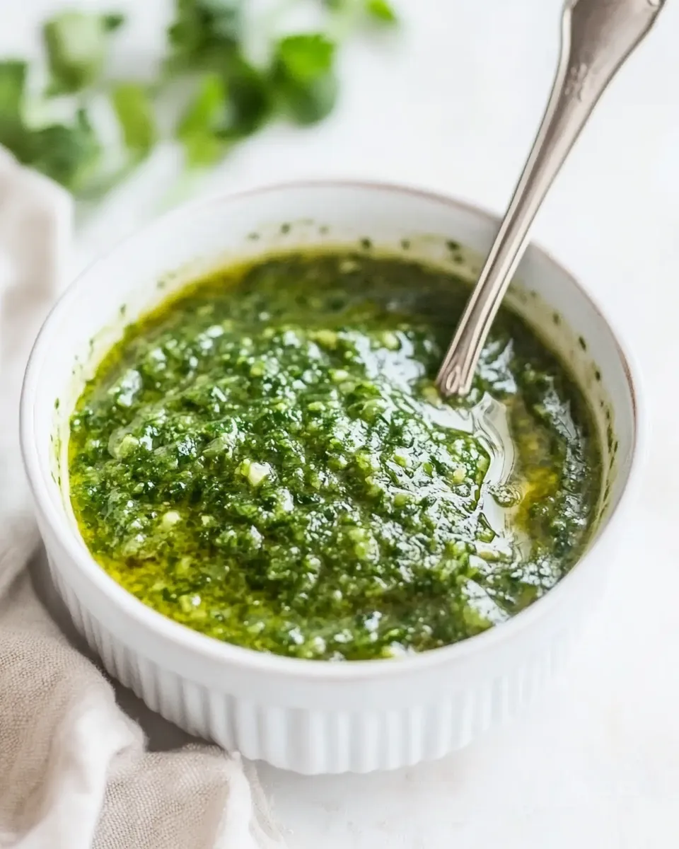 Classic Chimichurri Sauce Recipe image