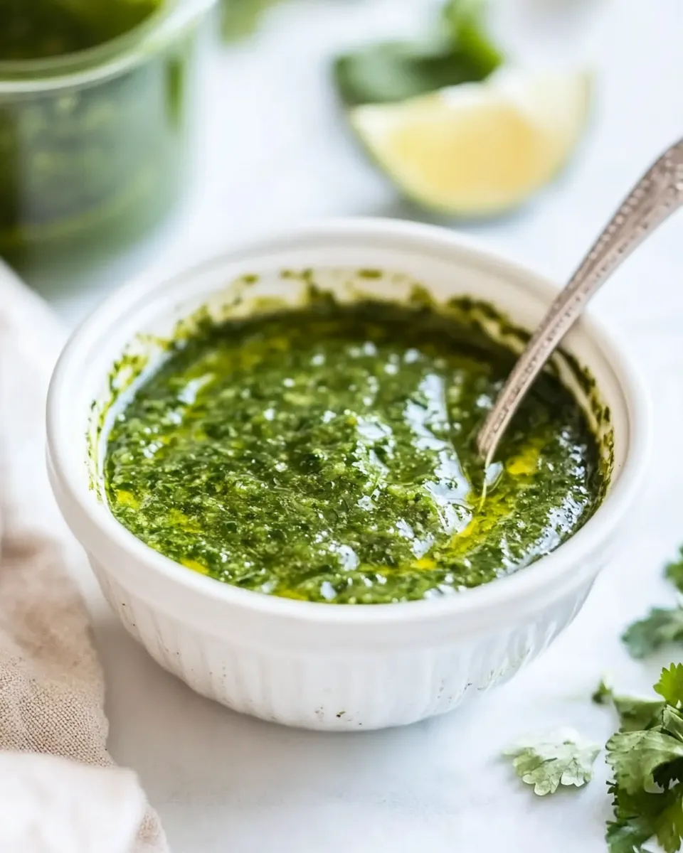 Easy Chimichurri Sauce Recipe recipe photo