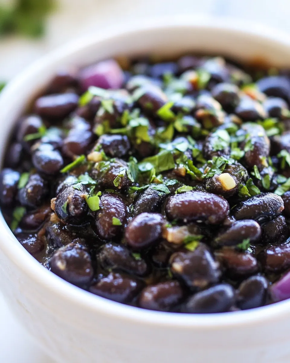 Homemade Chipotle Black Beans Recipe (Copycat) with photo