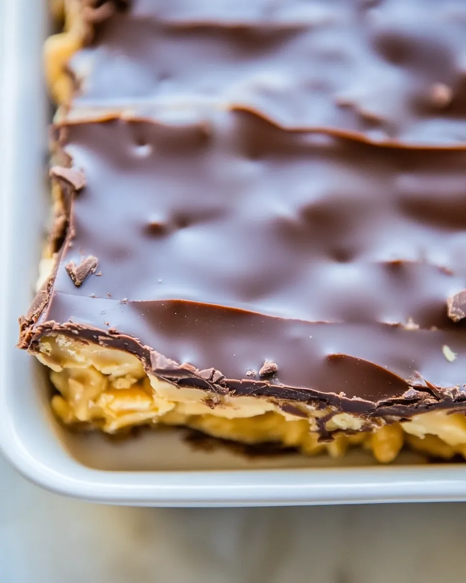 Homemade Chocolate-Covered Microwave Peanut Brittle photo