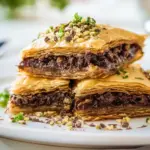 Homemade Chocolate Baklava photo