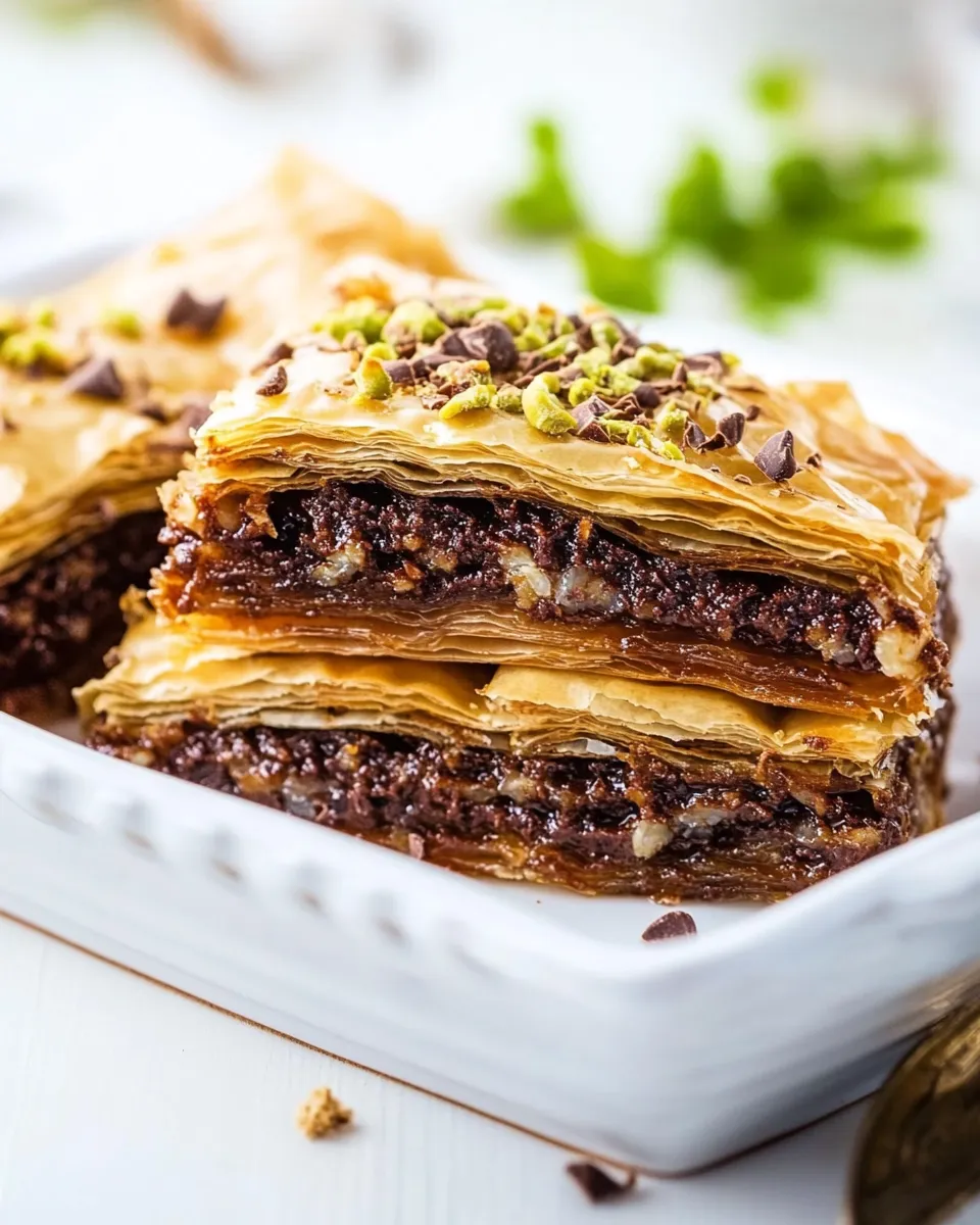 Classic Chocolate Baklava image