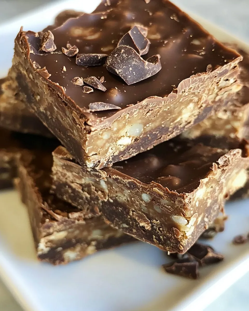Classic Chocolate Blackout Bars dish photo