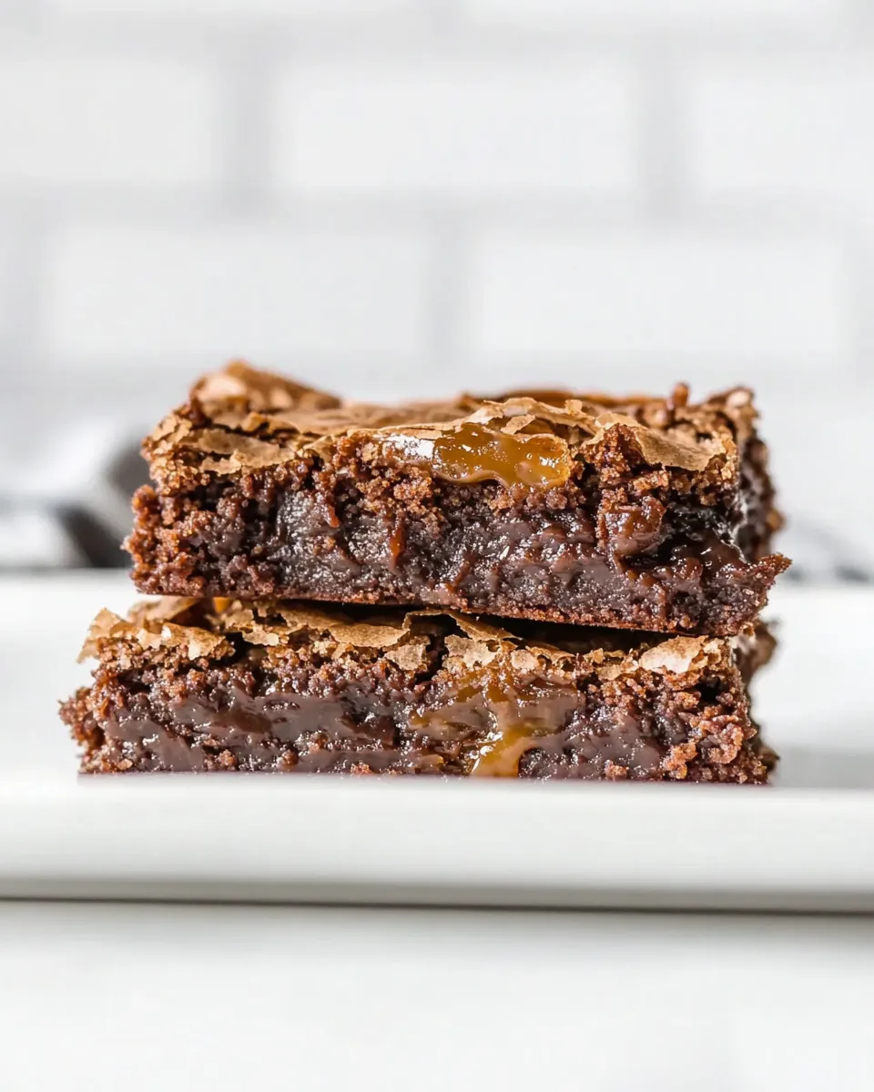 Classic Chocolate Caramel Brownies image