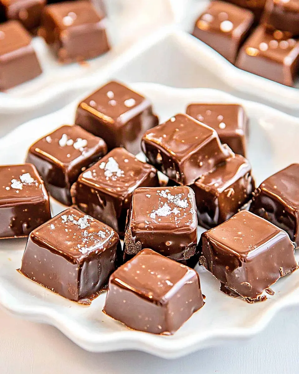 Homemade Chocolate Caramels photo