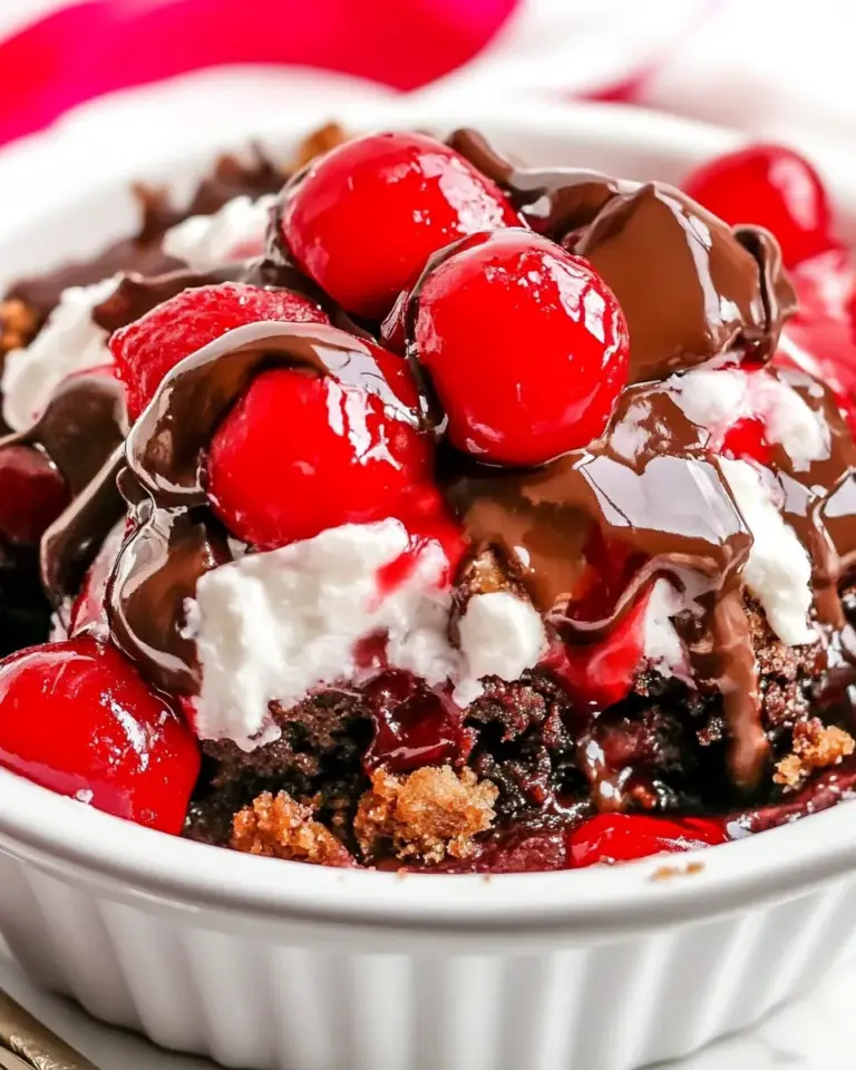 Homemade Chocolate Cherry Dump Cake photo