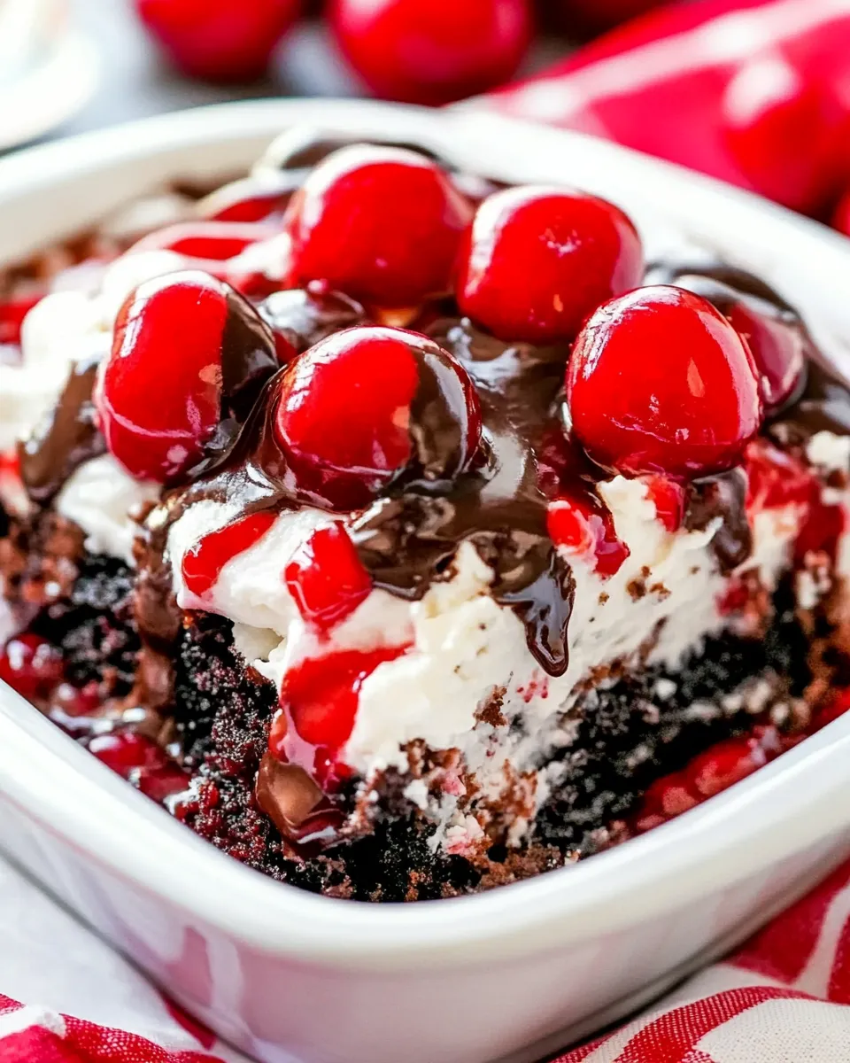 Easy Chocolate Cherry Dump Cake recipe photo