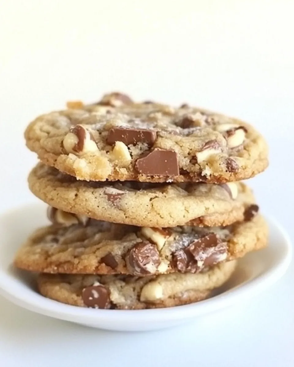 Classic Chocolate Chip Almond Toffee Cookies image