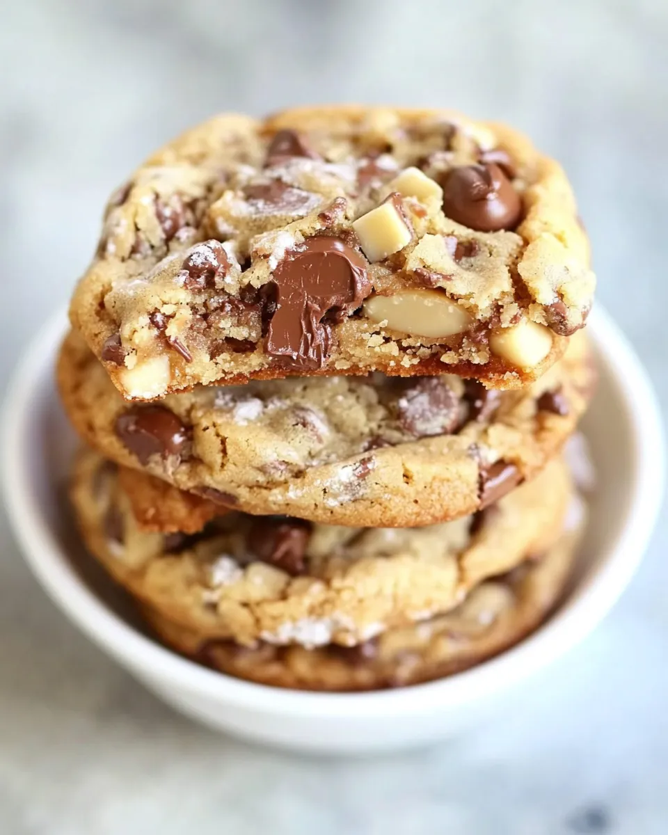 Easy Chocolate Chip Almond Toffee Cookies recipe photo