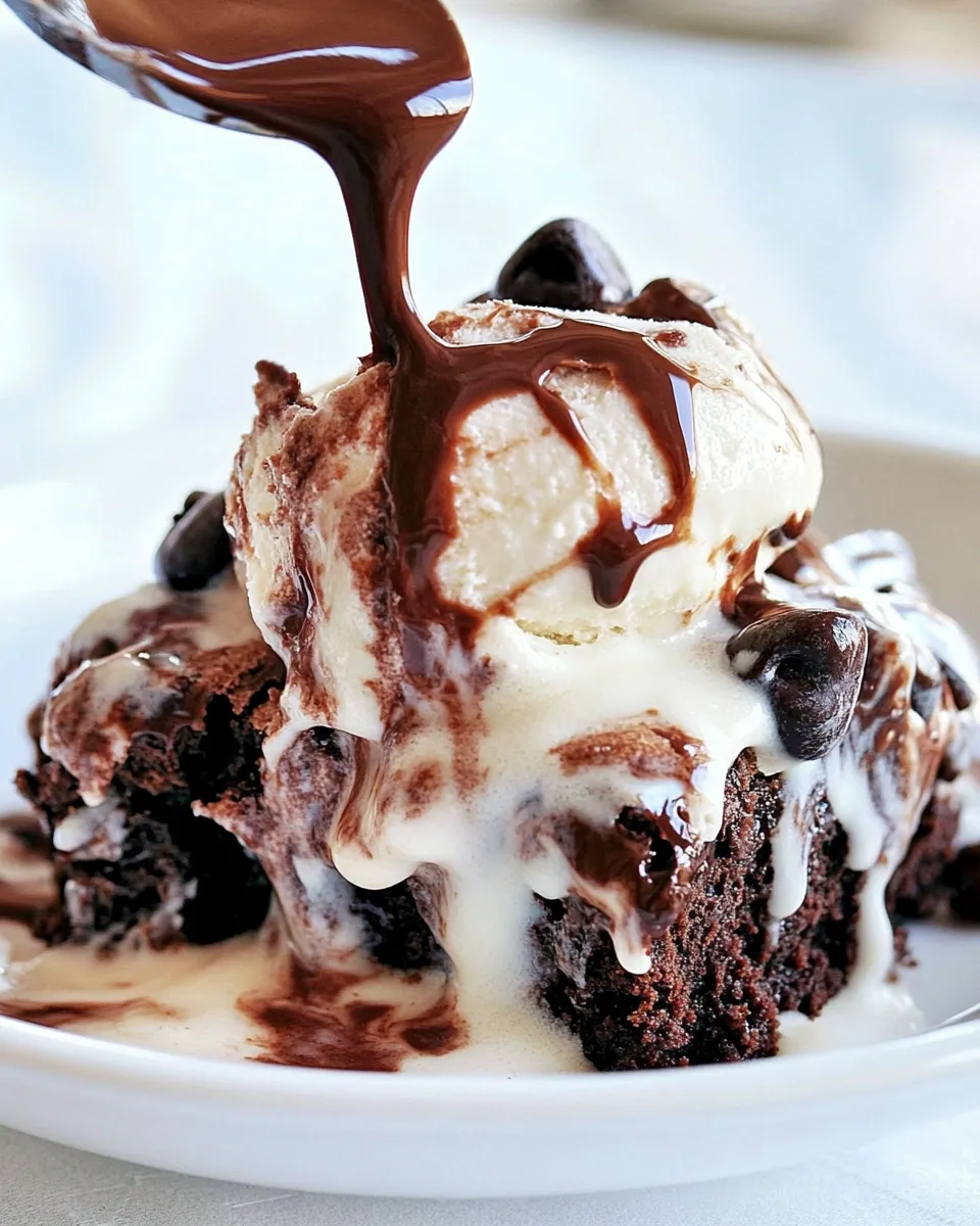 Easy Chocolate Chip Brownie Sundae Recipe dish photo