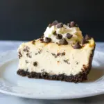 Homemade Chocolate Chip Cookie Dough Cheesecake photo