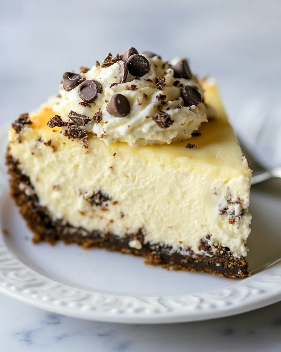 Classic Chocolate Chip Cookie Dough Cheesecake image
