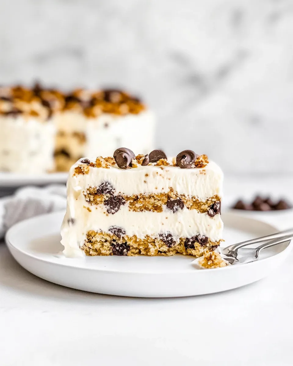 Delicious Chocolate Chip Cookie Icebox Cake dish photo