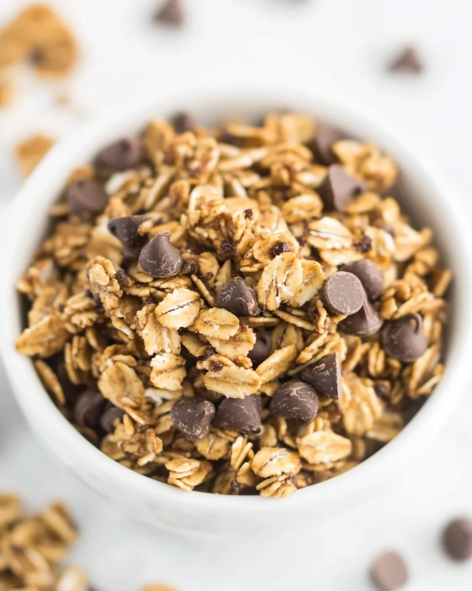 Delicious Chocolate Chip Granola shot