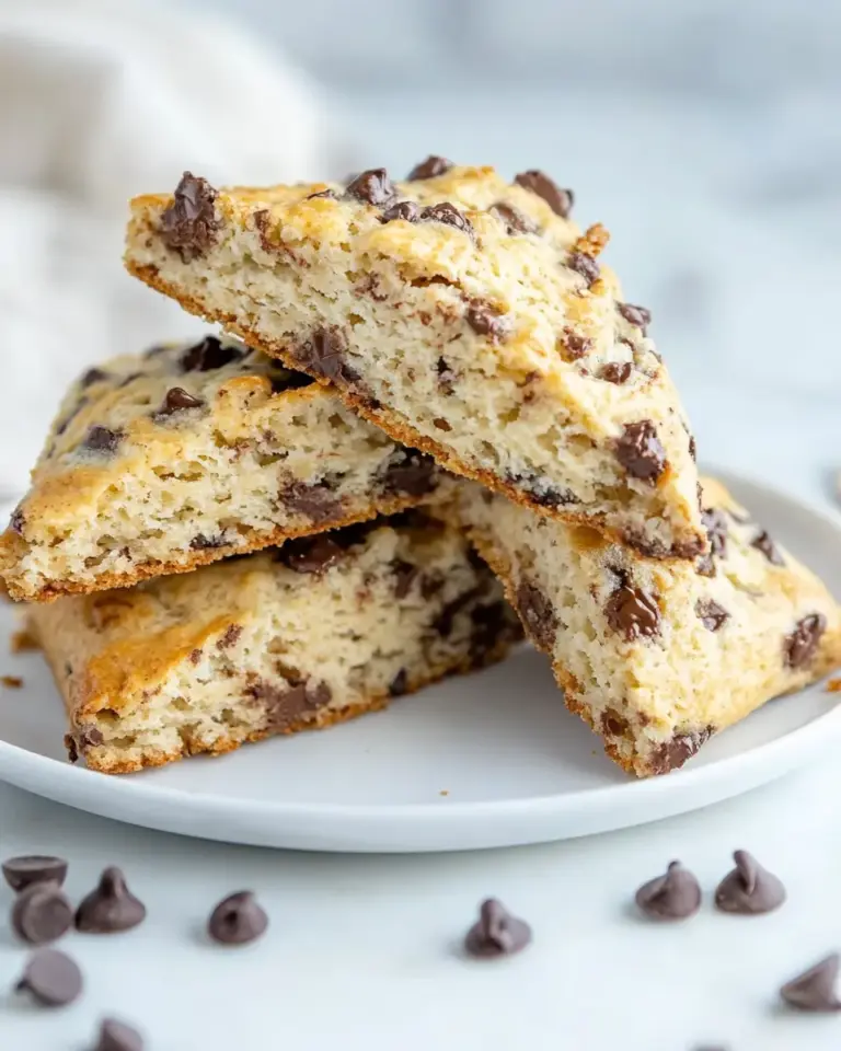 Homemade Chocolate Chip Toffee Scones photo
