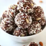 Homemade Chocolate Coconut Almond Balls recipe photo