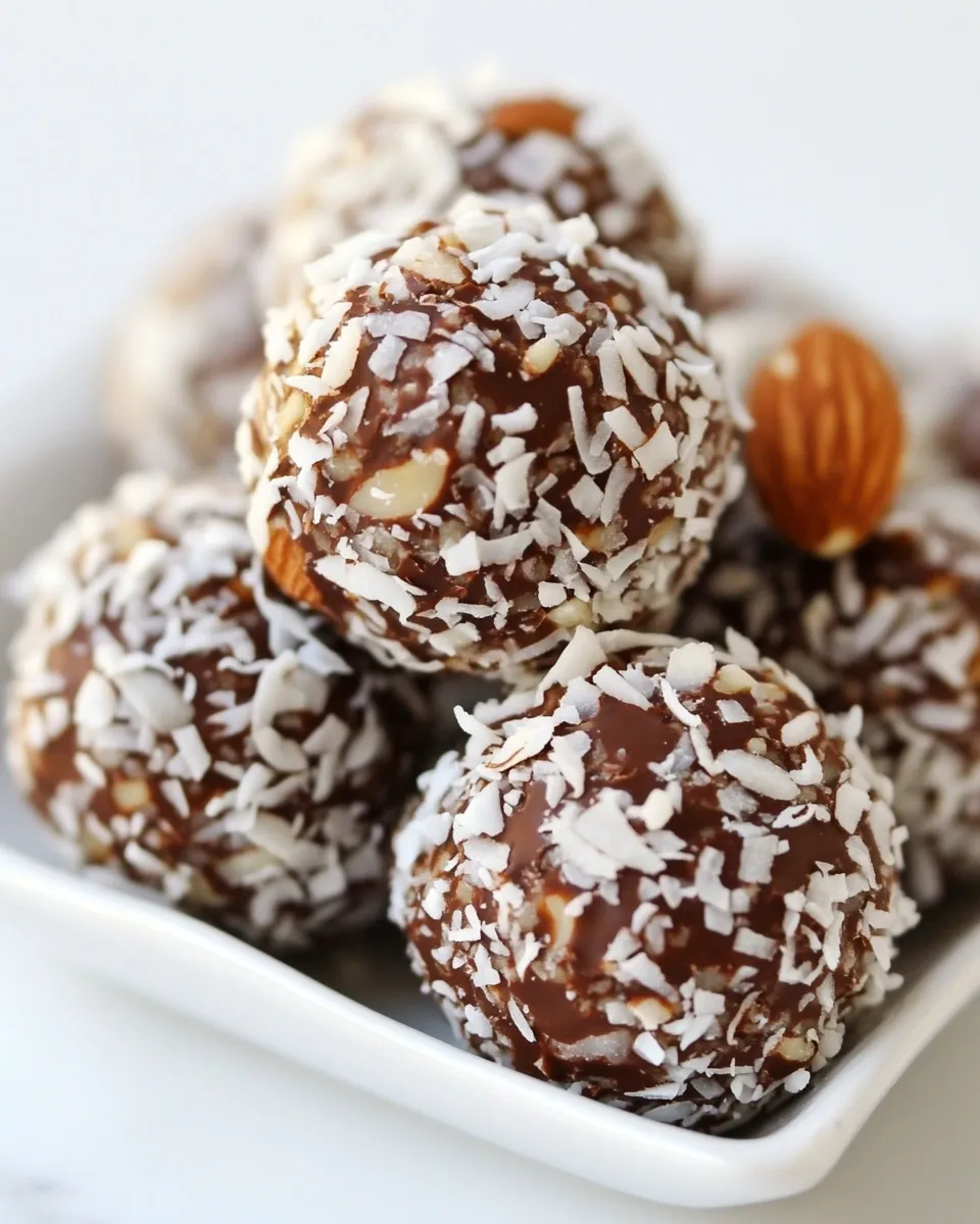 Delicious Chocolate Coconut Almond Balls picture