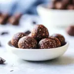 Homemade Chocolate Energy Bites recipe photo