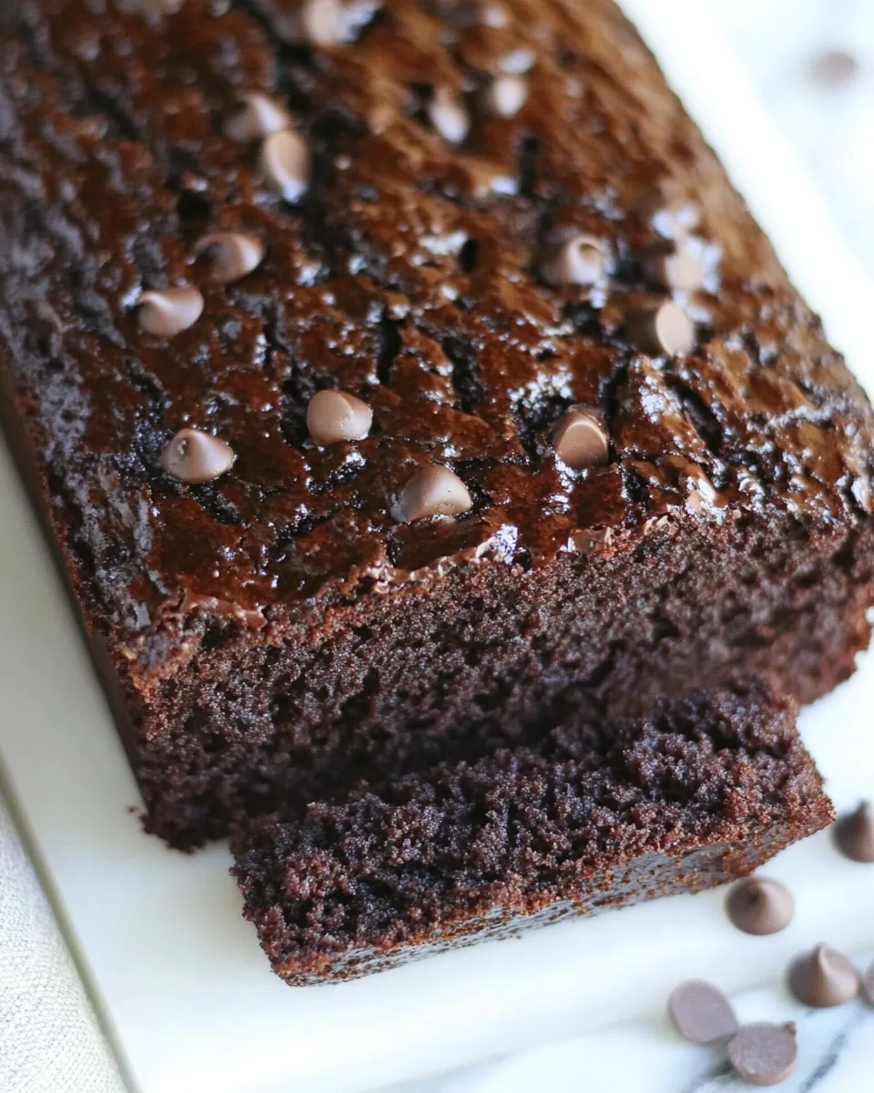 Classic Chocolate Gluten Free and Vegan Banana Bread image