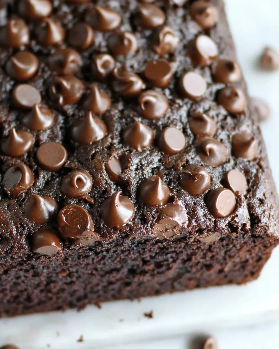 Easy Chocolate Gluten Free and Vegan Banana Bread recipe photo