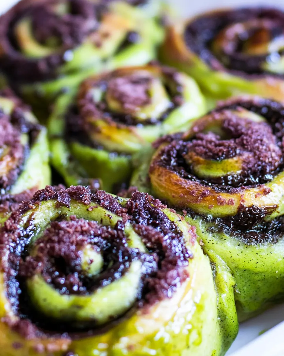 Classic Chocolate Matcha Sticky Buns image