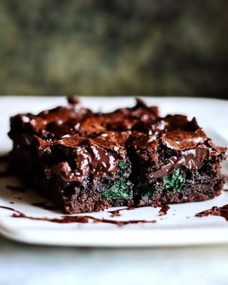 Homemade Chocolate Mint Brownies Recipe photo