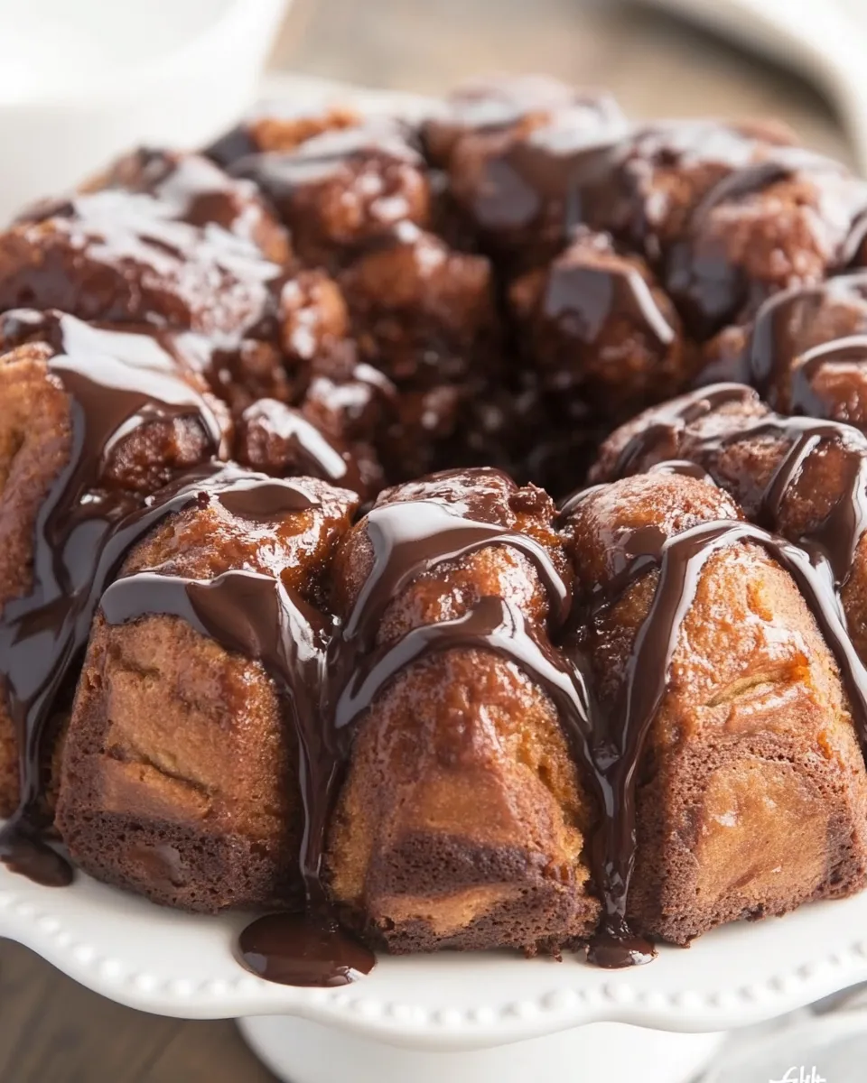 Delicious Chocolate Monkey Bread shot