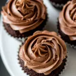 Homemade Chocolate Mousse Frosting for Cupcakes photo
