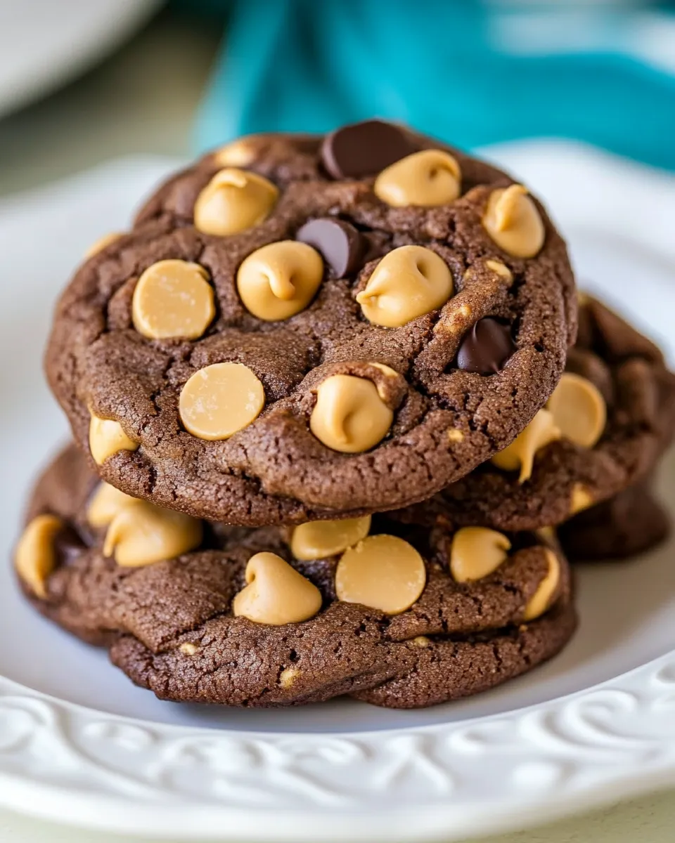 Classic Chocolate Peanut Butter Chip Cookies image