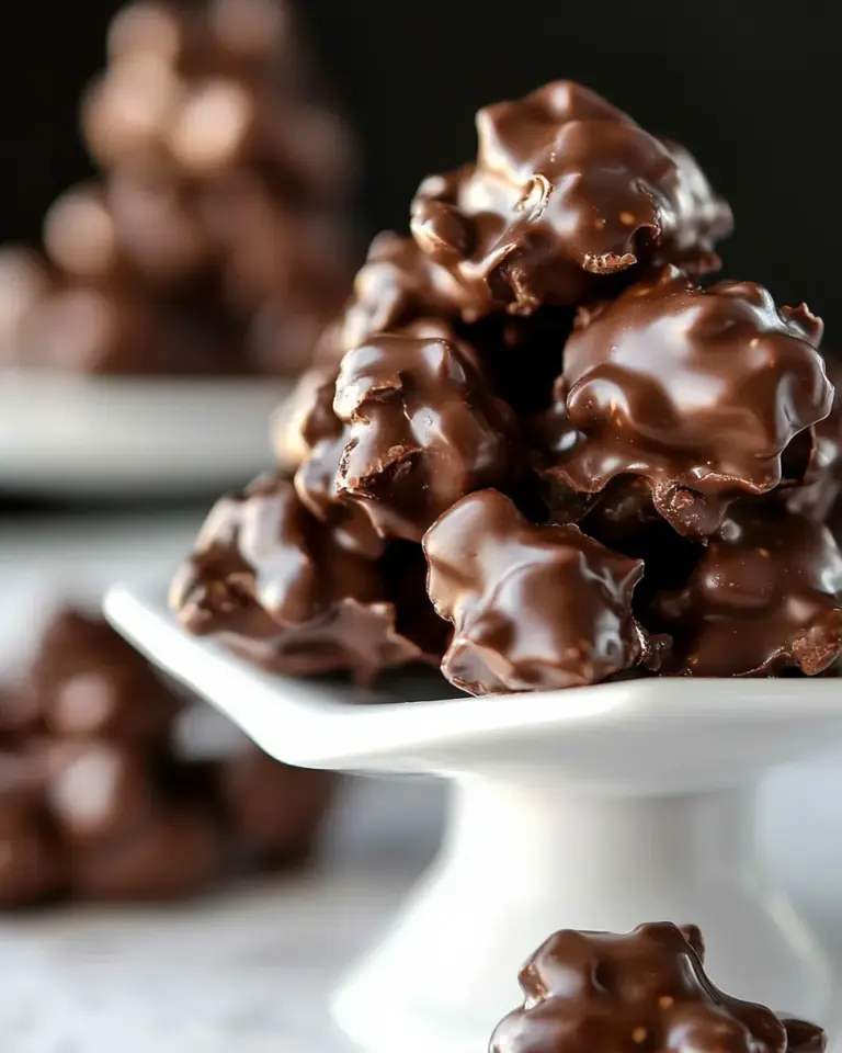 Homemade Chocolate Peanut Butter Clusters Recipe photo