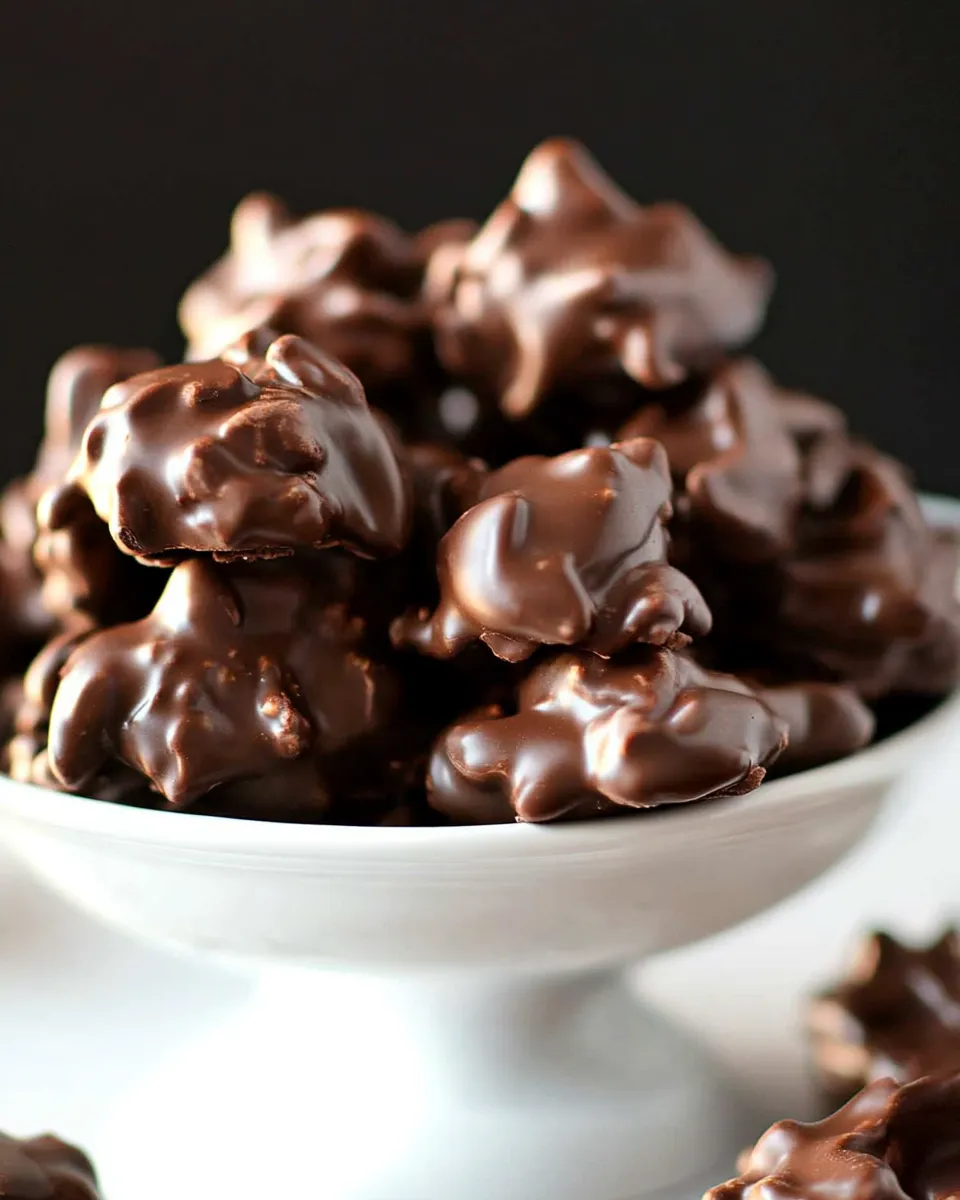 Easy Chocolate Peanut Butter Clusters Recipe recipe photo