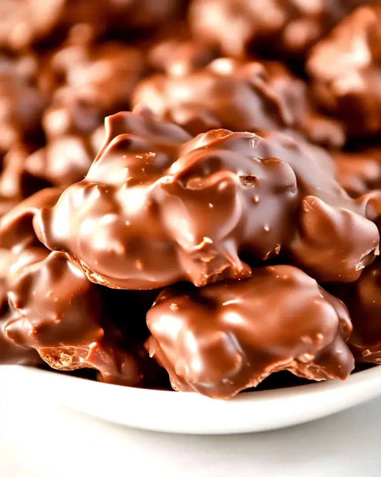 Homemade Chocolate Peanut Clusters photo