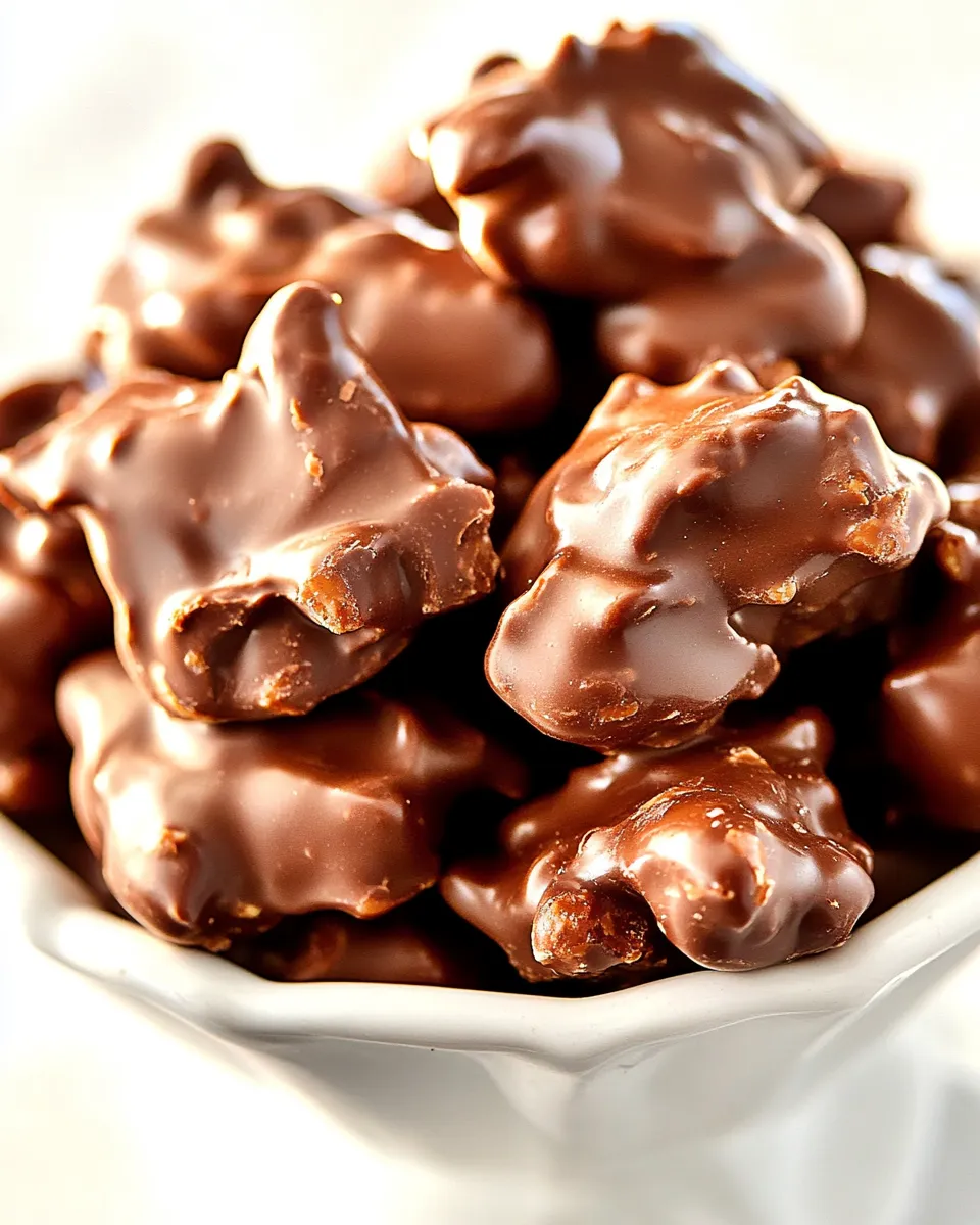 Easy Chocolate Peanut Clusters recipe photo