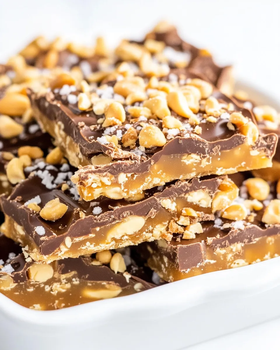 Classic Chocolate Peanut Toffee image