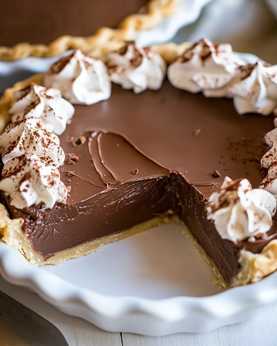 Classic Chocolate Pie image