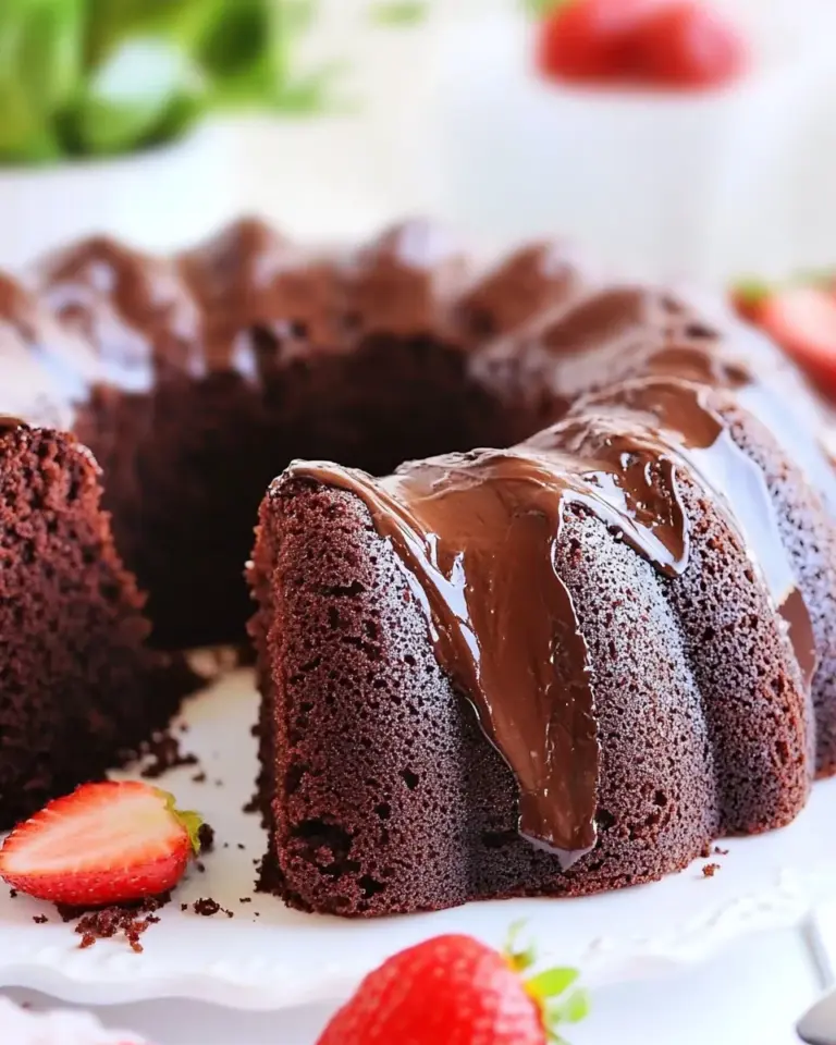 Homemade Chocolate Pound Cake Recipe photo