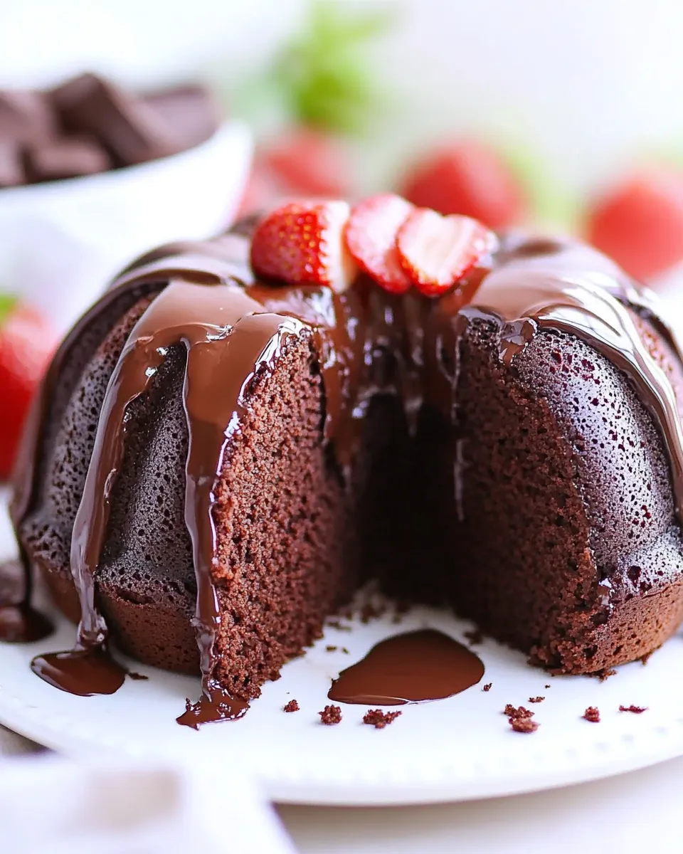 Classic Chocolate Pound Cake Recipe image