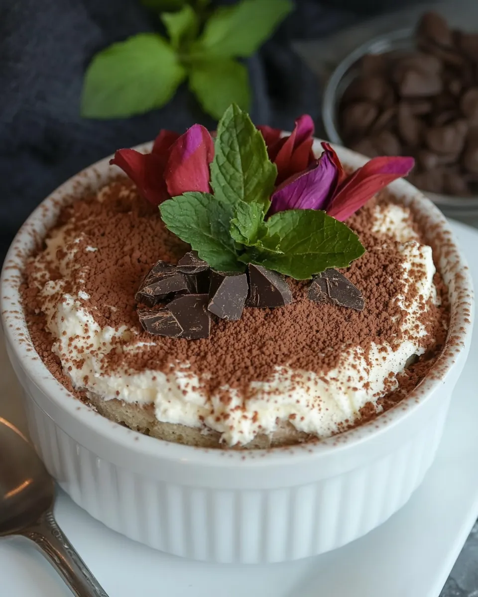 Homemade Chocolate Tiramisu Recipe photo