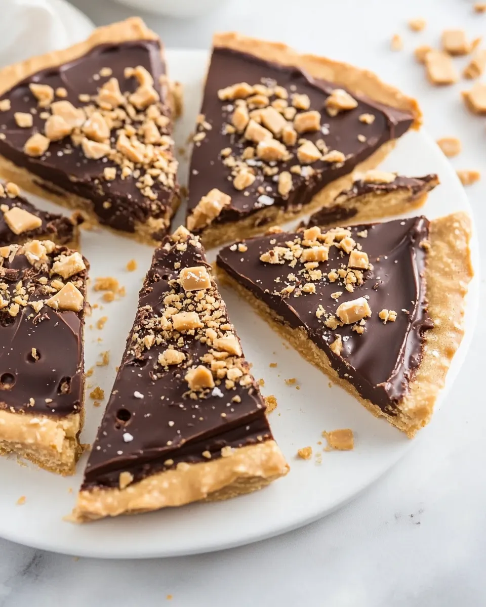 Easy Chocolate Toffee Wedges recipe photo